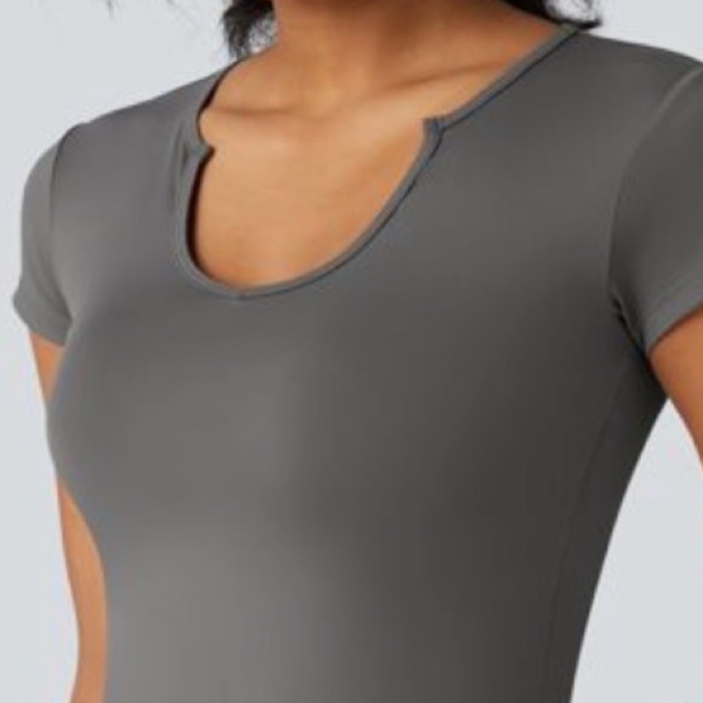 SHEIN Gray Crop Top